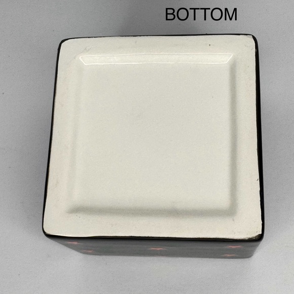 Pacific Rim Vintage Halloween Witch Clown Ceramic Covered Treat Jar Candy Box - Picture 10 of 16